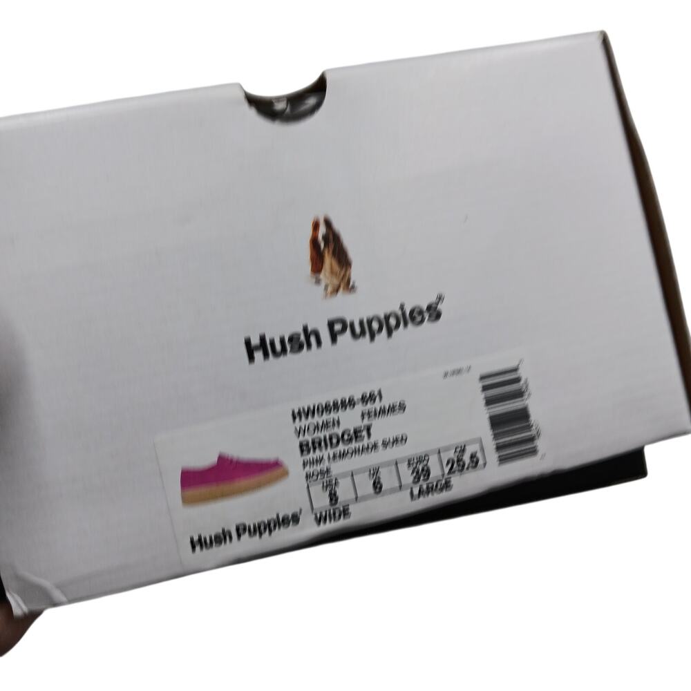 HUSP PUPPIES Bridget Pink Lemonade Suede Crepe Sole - Size 8 - Picture 14 of 14